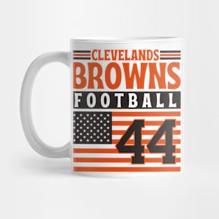 Cleveland Browns 1944 American Flag Football Mug